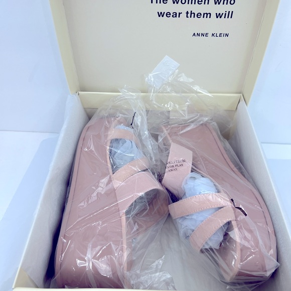ANNE KLEIN,AKVAI PINK SLIP-ONS PLATFORM ELASTIC TOP W/SUPER CUSHION SOLE,SIZE9.5 - Picture 15 of 16
